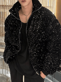 Sequin Mens Jacket Black