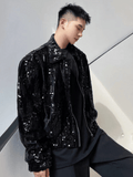 Black Sequin Jackets For Men