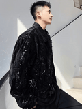 Black Sequin Jackets For Men