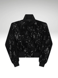 Men's Black Glitter Jacket