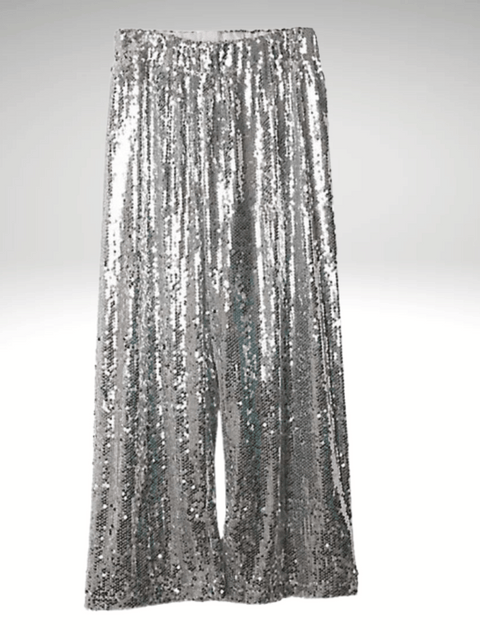 Silver Glitter Pants