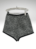 Silver Black Glitter Shorts