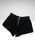 Black Sequin Shorts