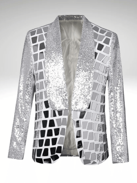 Mens Sequin Blazer Jacket