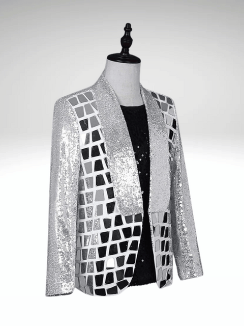 Mens Sequin Blazer Jacket