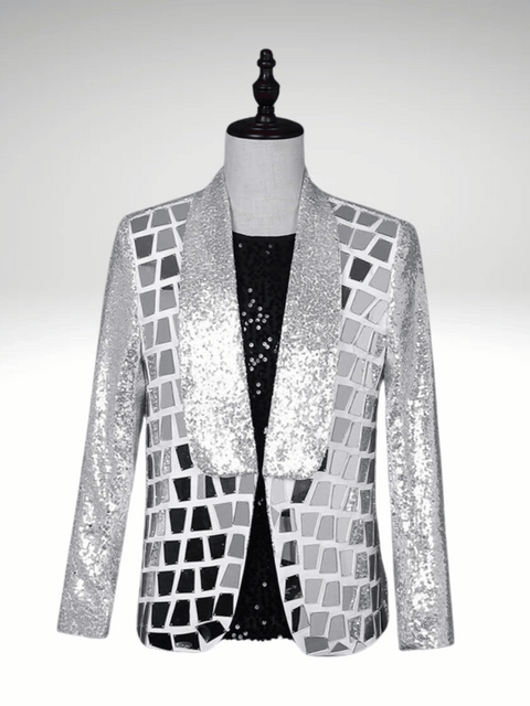 Mens Sequin Blazer Jacket