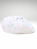 White Sequin Beret Hat Women