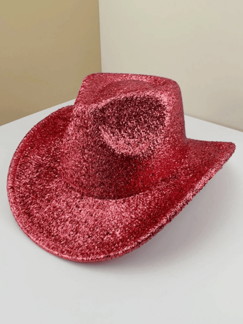 Red Sequin Cowboy Hat