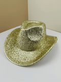 Gold Sequin Cowboy Hat