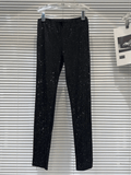 Black Pants Rhinestone