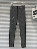 Silver Pants Rhinestone