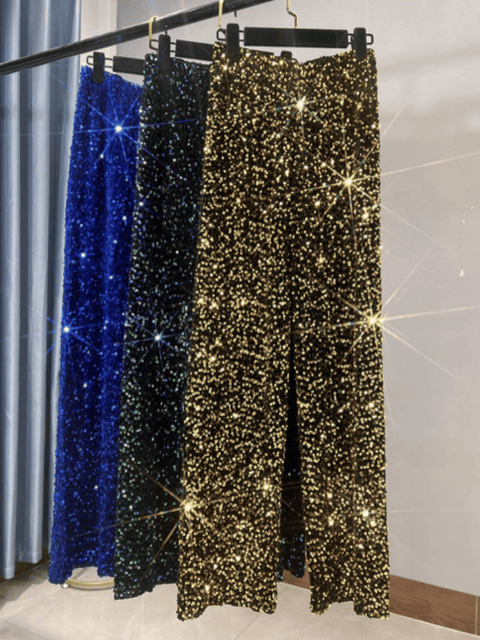 Glitter Pants Velvet