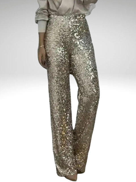 Gold Glitter Pants