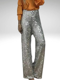 Silver  Glitter Pants