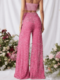 Pink Sequin Pants