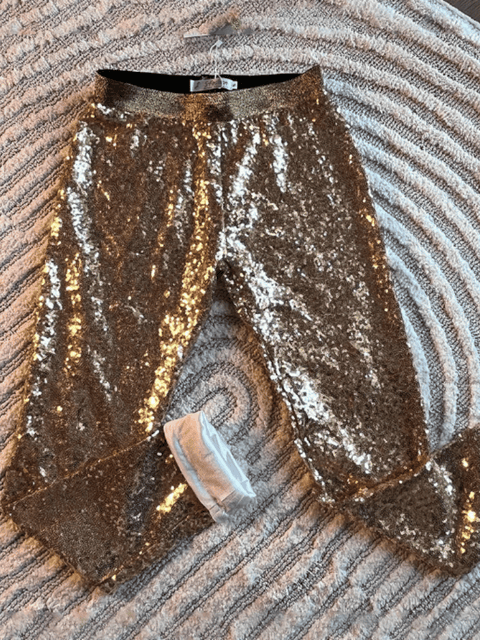 Gold Sequin Legging