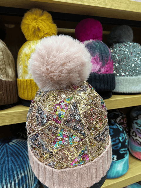 Sequin Beanie Hat