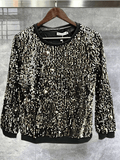 Mens Gold Sequin Sweater