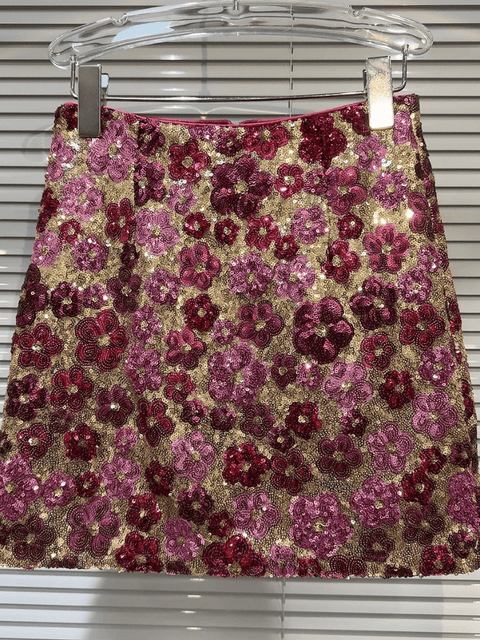 Sequin Skirt Flower