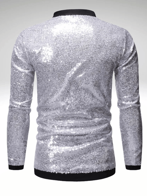 Men's Sequin Cardigan