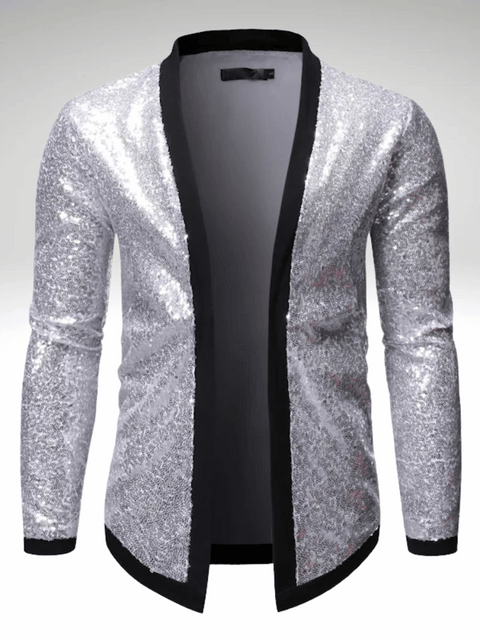 Men's Sequin Cardigan