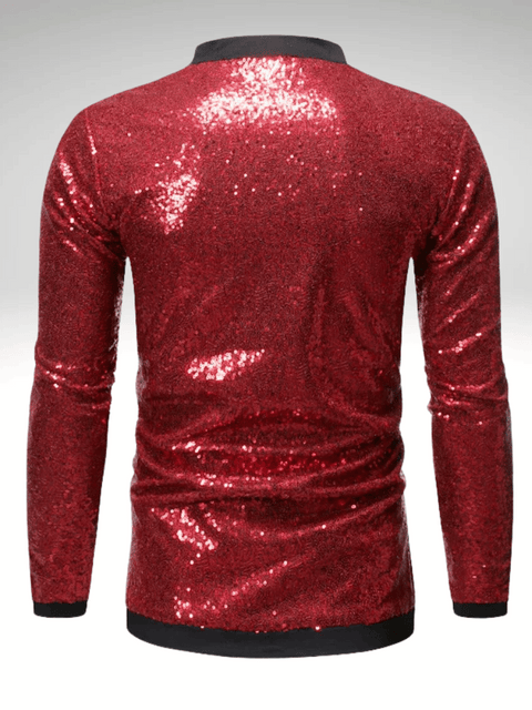 Men's Sequin Cardigan