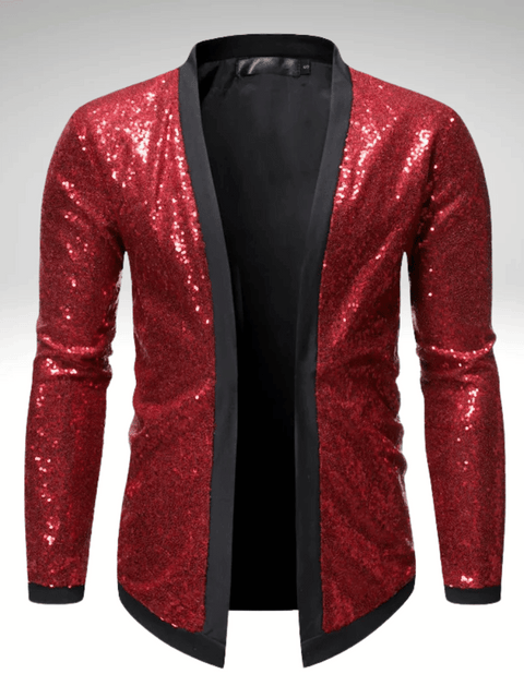 Men's Sequin Cardigan