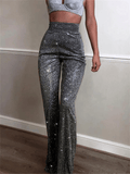 Silver Glitter Pant