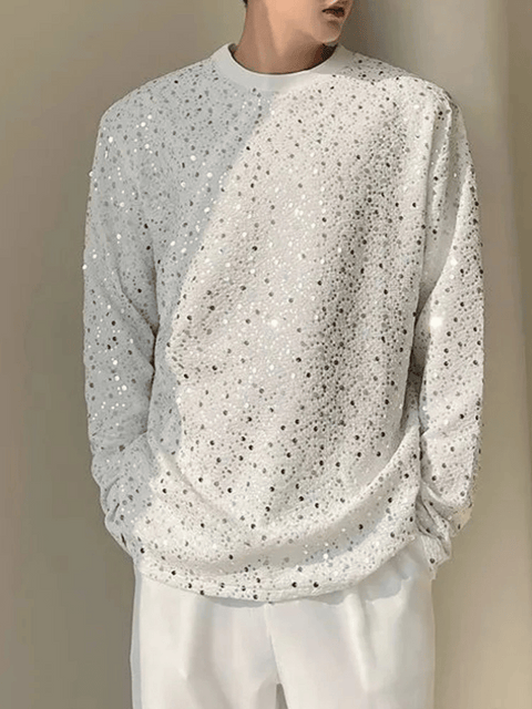 Sequin Sweater Mens