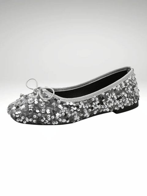 Sequin Shoes Flat