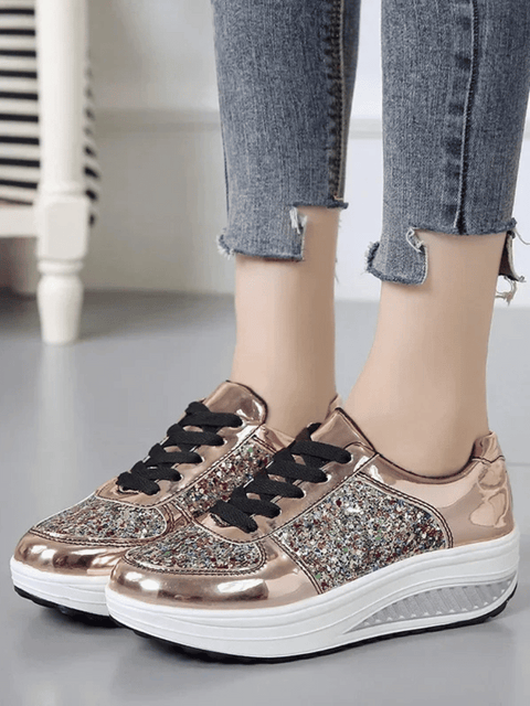 Glitter Tennis Shoes