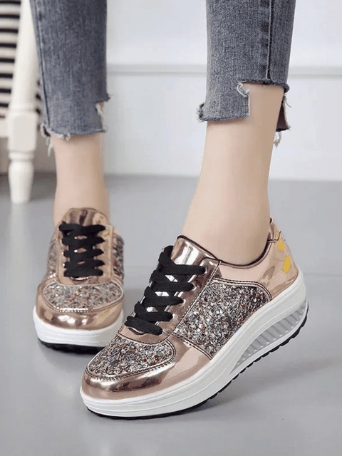 Glitter Tennis Shoes