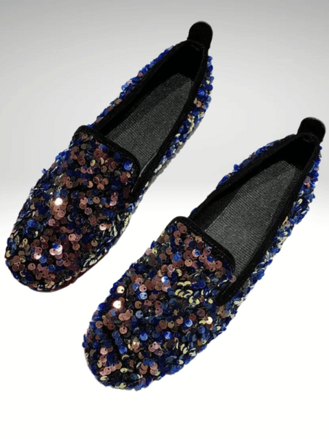 Women Flat Glitter Shoes