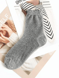 Transparent Glitter Socks Women