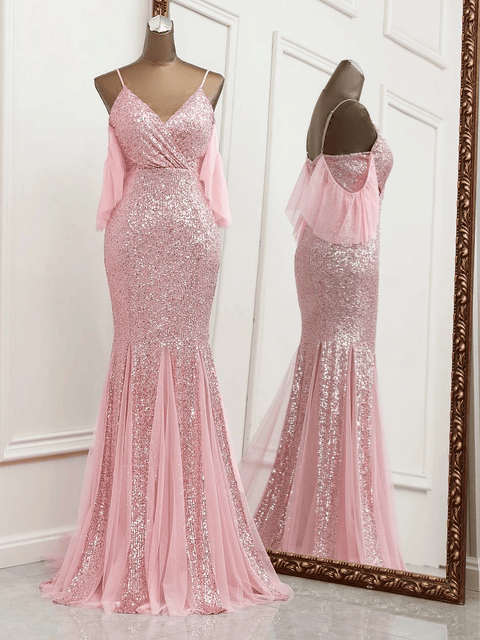 Pink Glitter Dress