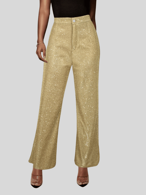 Gold Sequin Pants