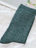 Sequin Socks Green