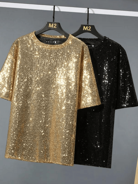 Men Sequin Shirt