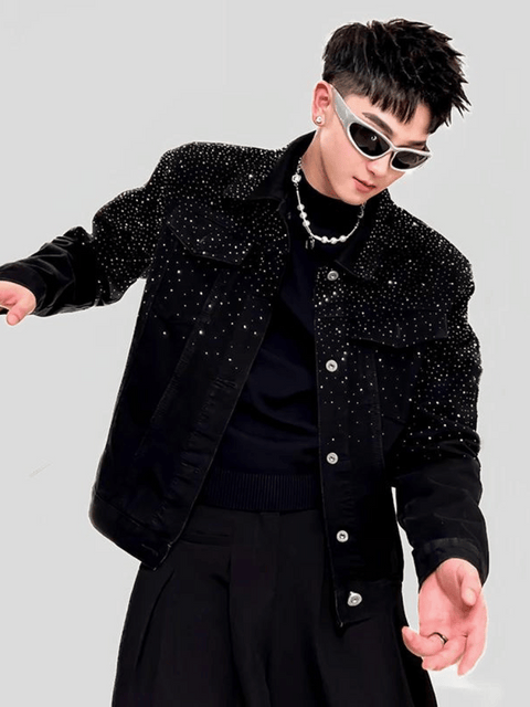 Black Rhinestone Jacket