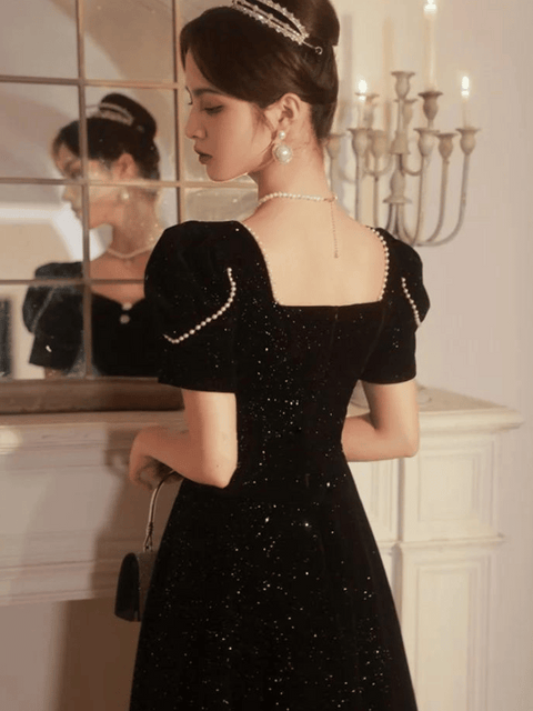 Black Sequin  Dress