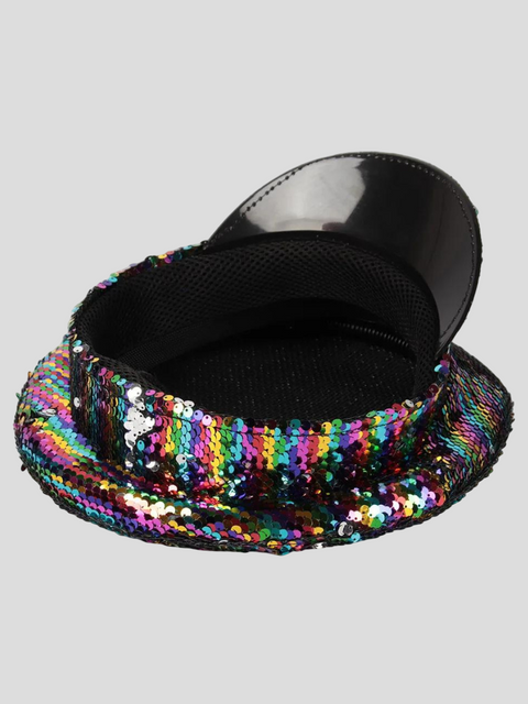 Sequin Captain Hat Women