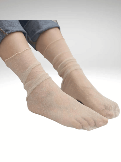 Skin Sheer Glitter Socks