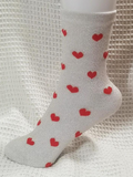 Heart Sequin Socks