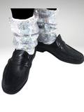 Silver Michael Jackson Glitter Socks