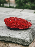 Red Sequin Beret