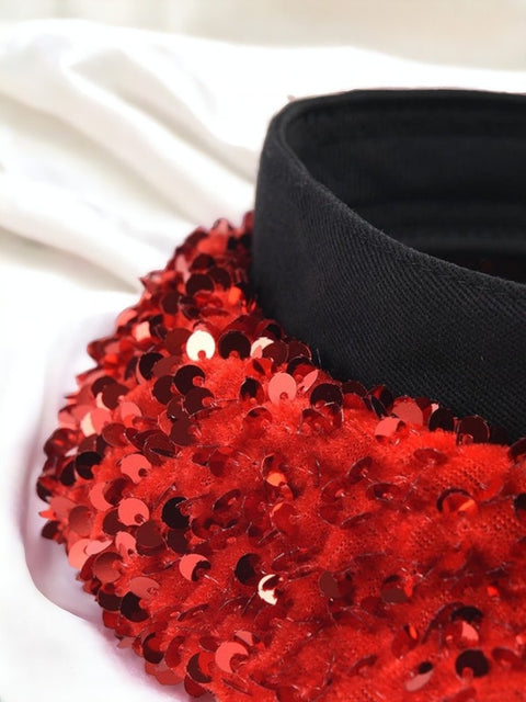 Red Sequin Beret