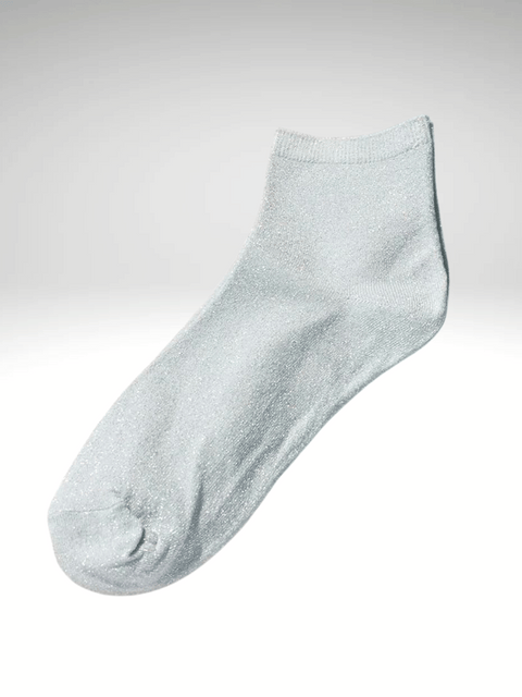 White Socks With Glitter