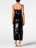 Black Sequin Dress