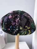 Sequin Beret Hat