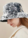 Sequin Bucket Hat silver